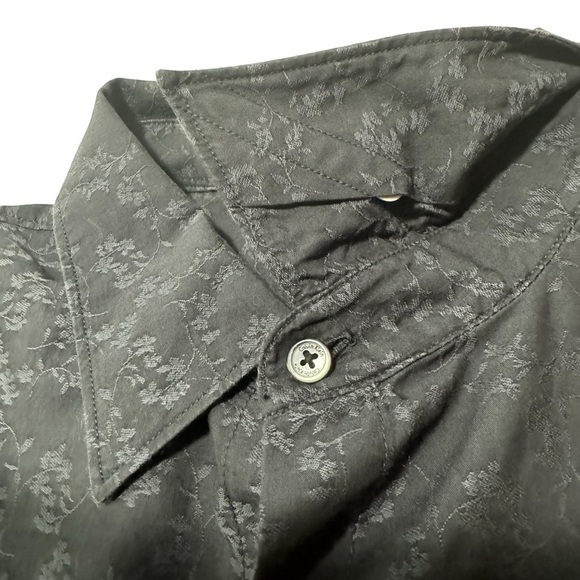 Calvin klein (EUC) 100% Cotton Men’s Long Sleeve Button Up Shirt, Size Large - Picture 6 of 10